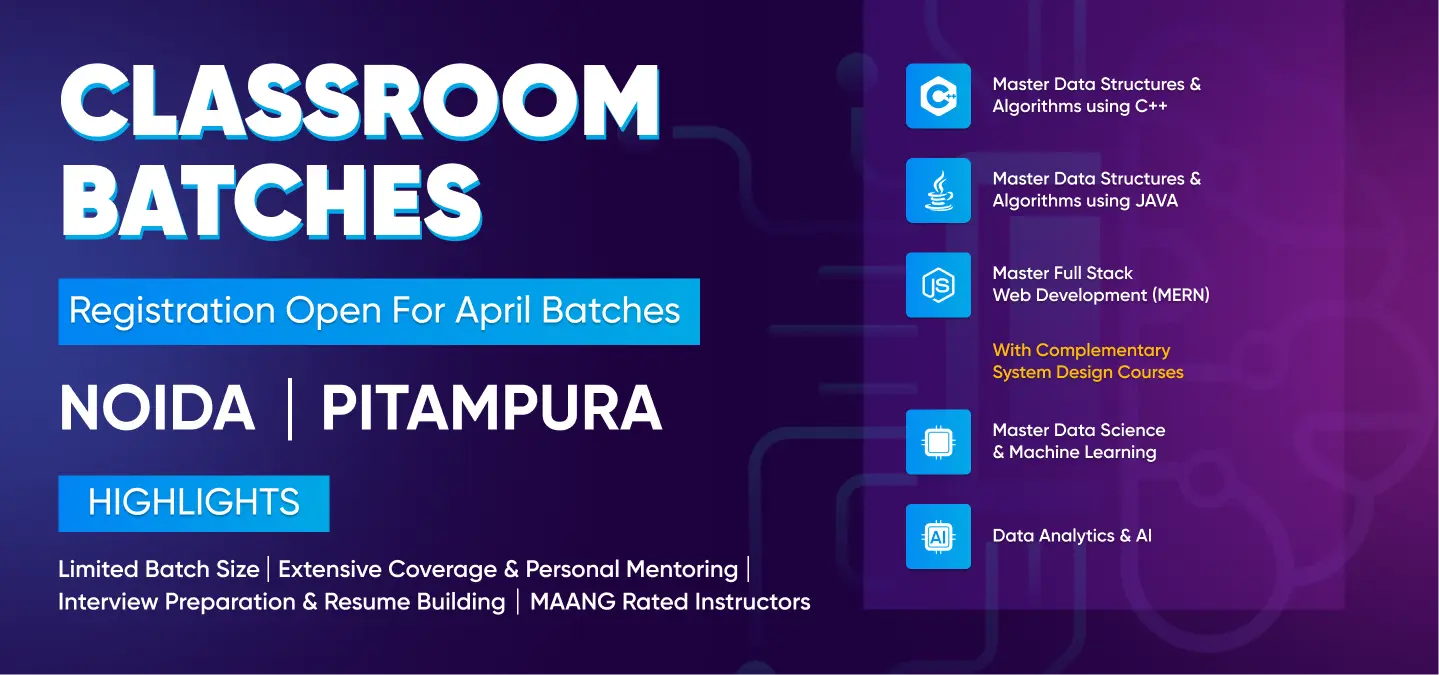 Class Courses Banner