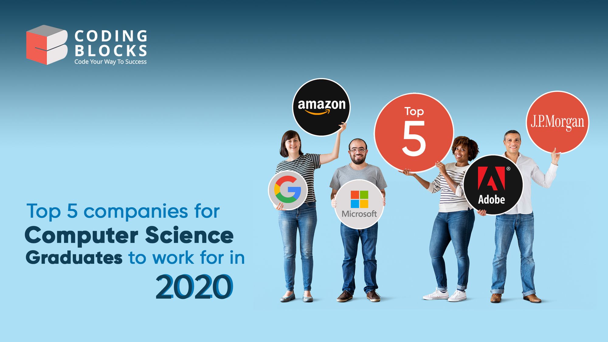 Top 5 companies for computer science graduates to work for in 2020